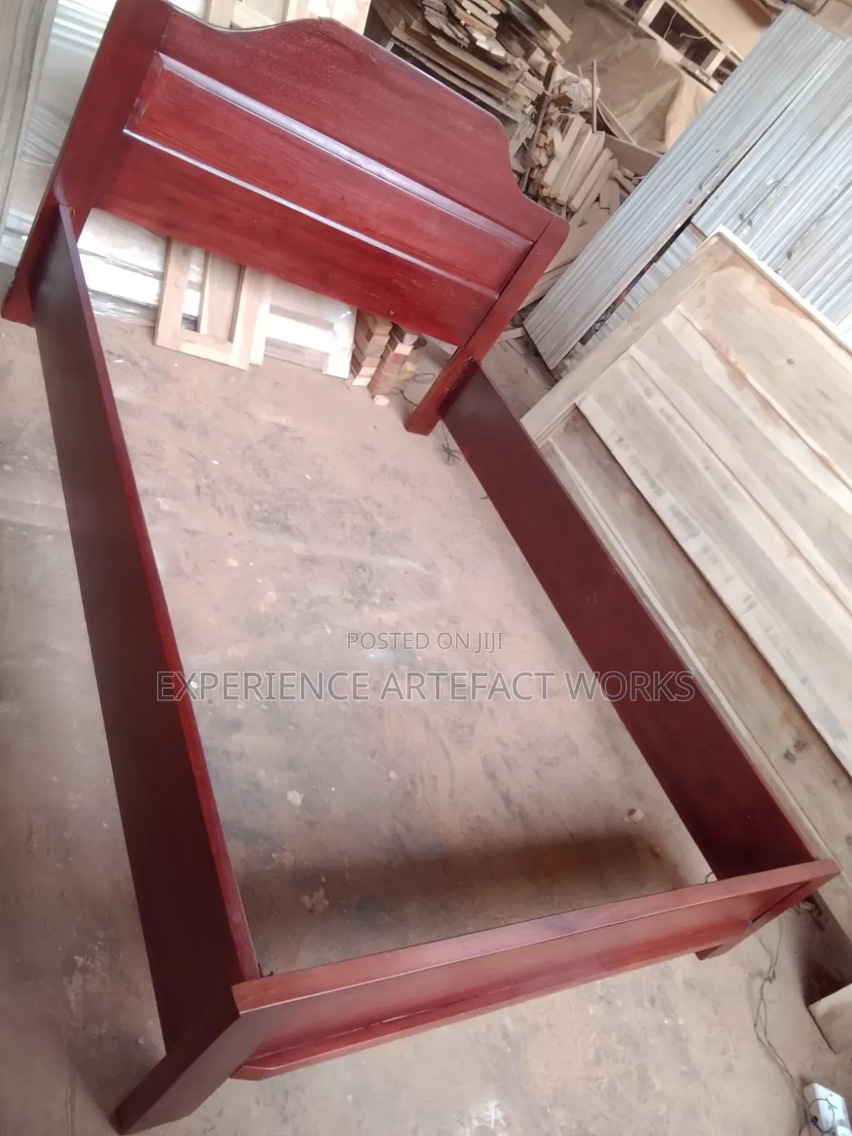 Stained Double Bed