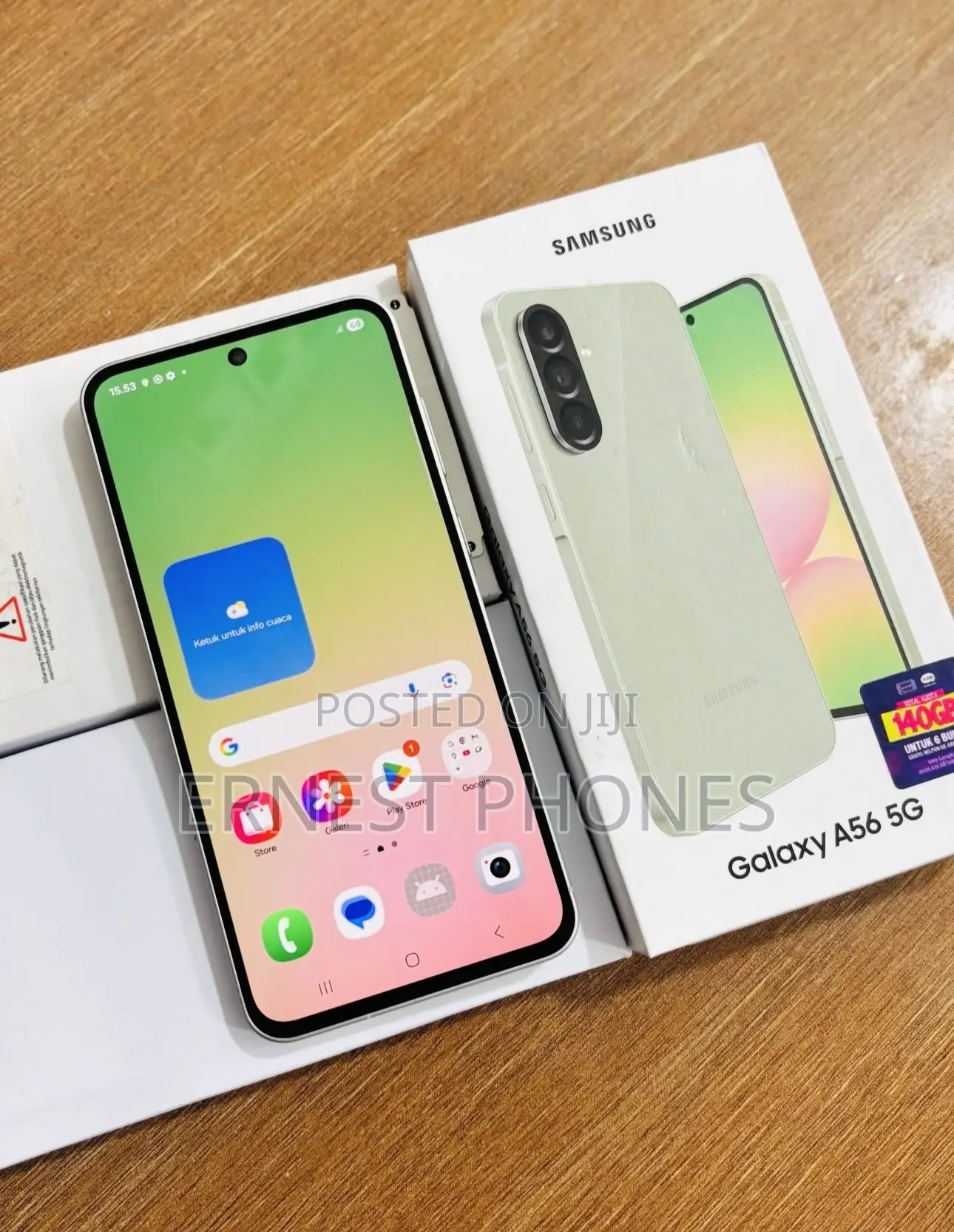 New Samsung Galaxy A56 256 GB Green