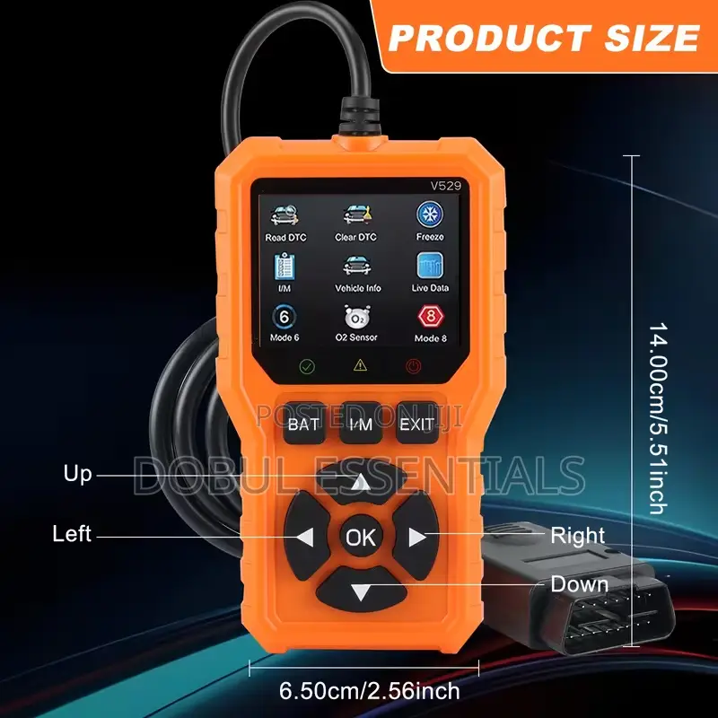 V529 OBD2 Car Fault Scanner for Cars From 1996 Upwards
