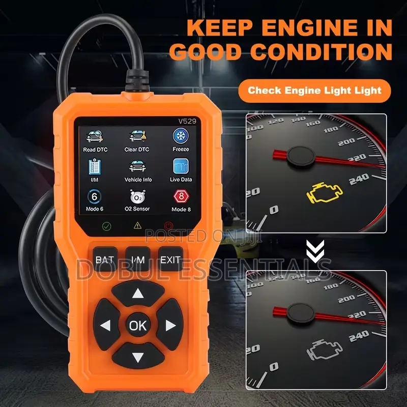 V529 OBD2 Car Fault Scanner for Cars From 1996 Upwards