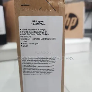 New Laptop HP 15 8GB Intel Celeron SSD 512GB