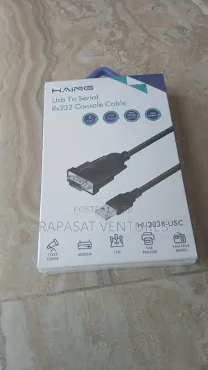 HAING USB to Serial Rs232 Console Cable 6 Feet HI-2038