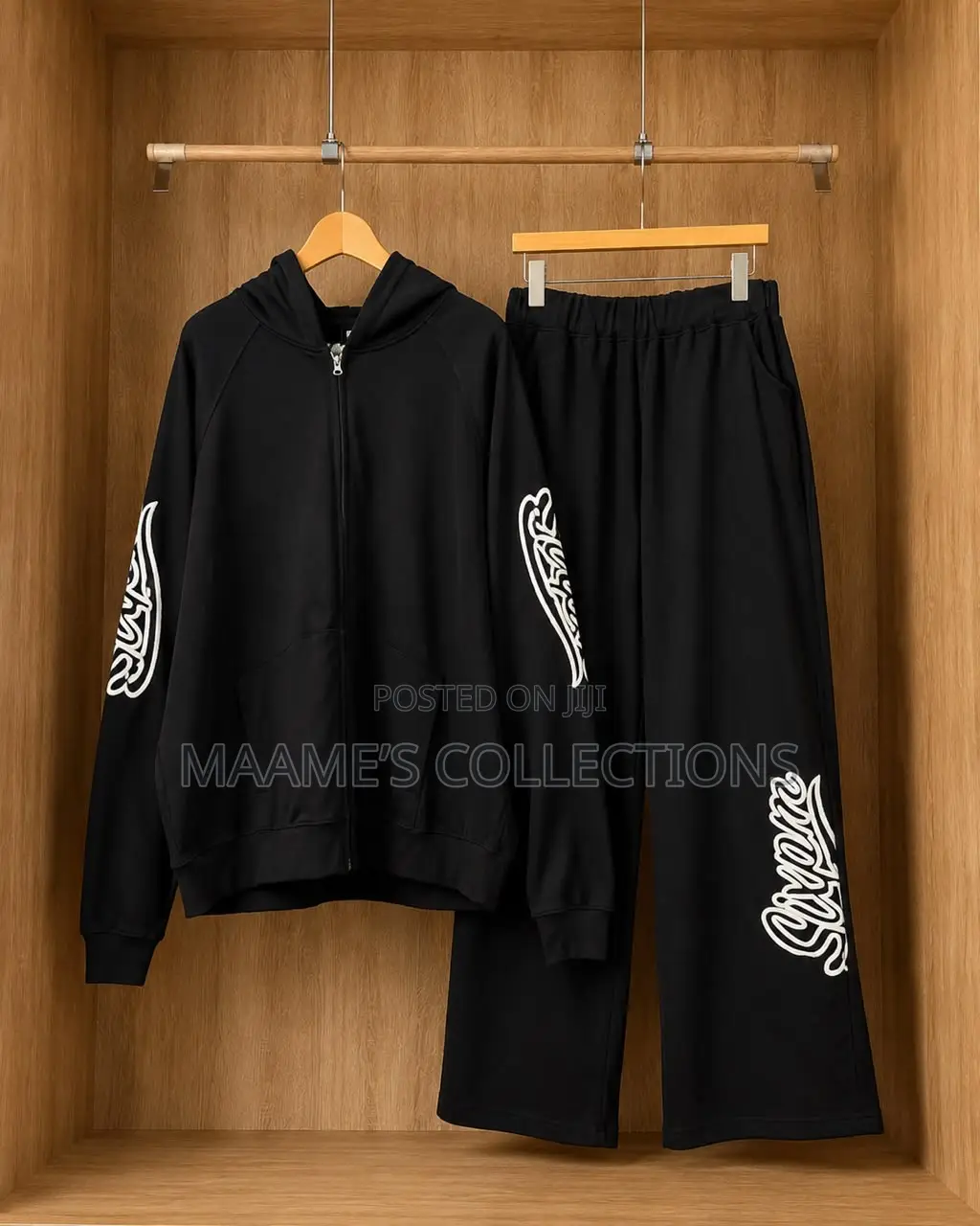Plain & Printed Hoodie Tracksuit Set – Unisex ( Quality Material )