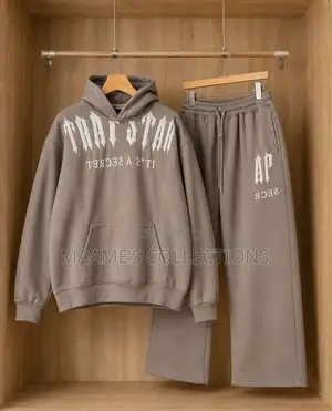 Plain & Printed Hoodie Tracksuit Set – Unisex ( Quality Material )