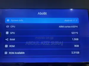 55" Amcon Uhd Smart TV for Sale - Slightly Used