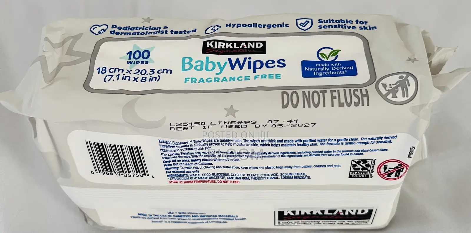 Kirkland Signature Fragrance-Free Baby Wipes