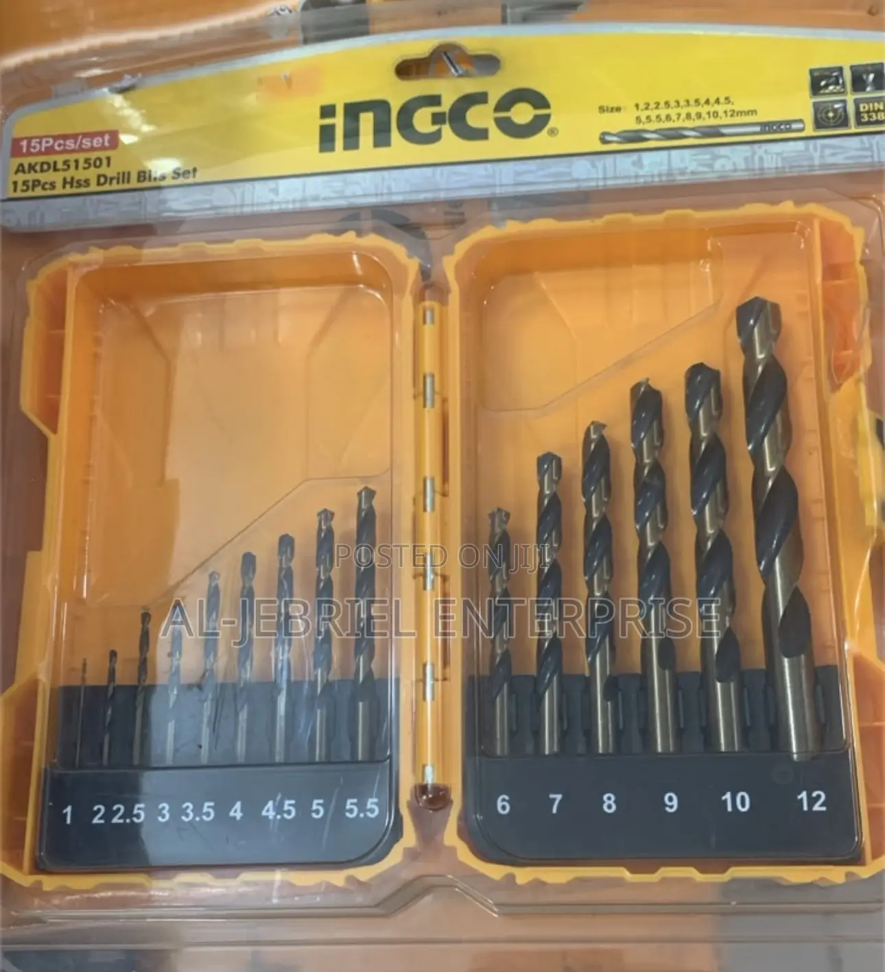 Metal Drill Bits Set -15pcs