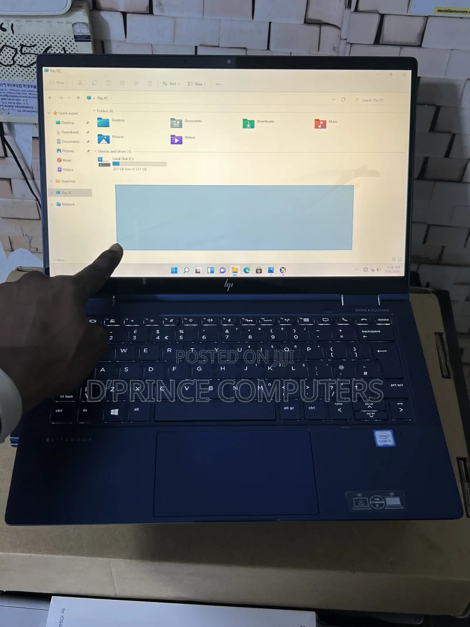 Laptop HP Elite Dragonfly x360 8th Gen 16GB Intel Core i5 SSD 256GB