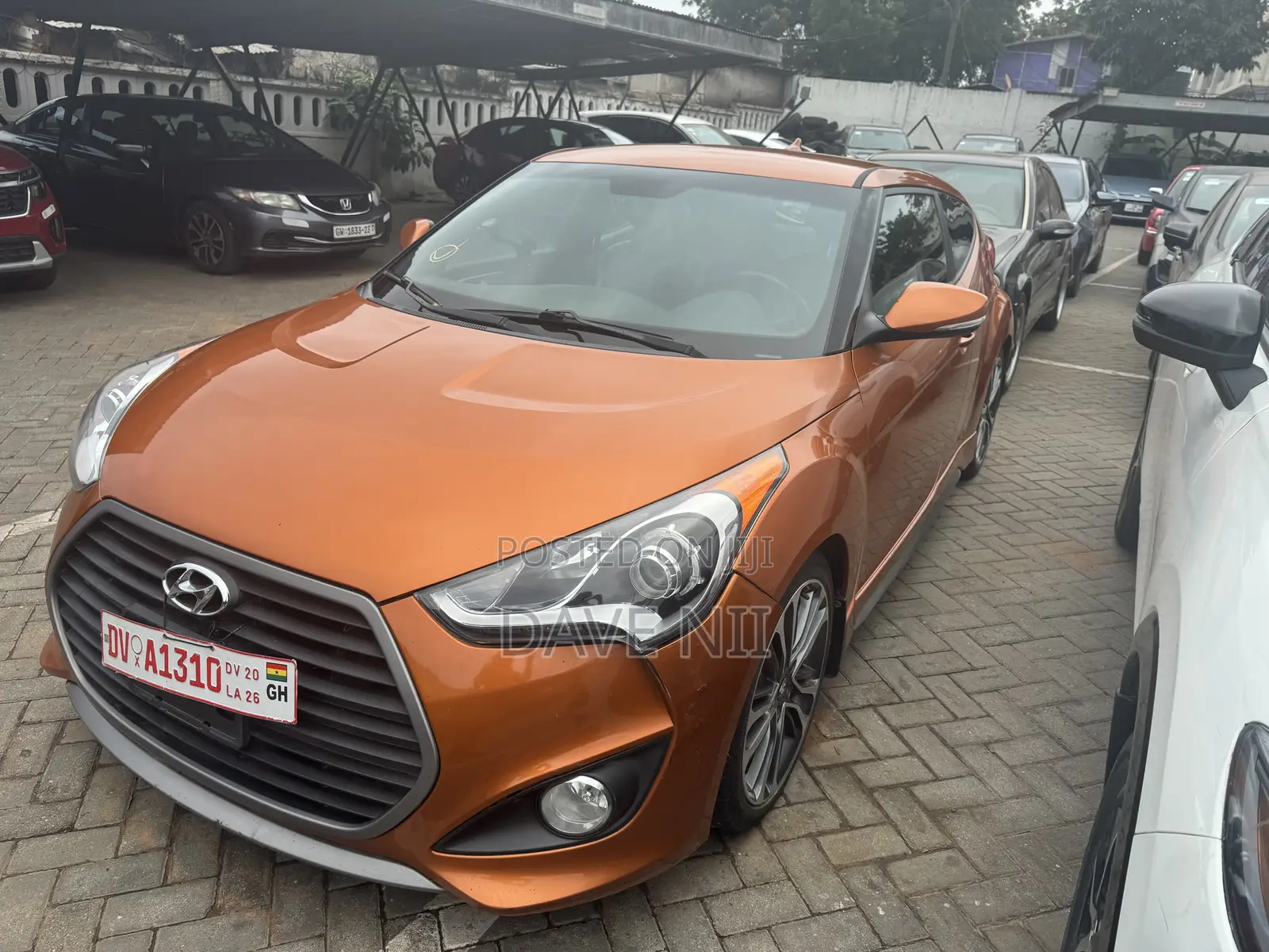 Hyundai Veloster Turbo 2016 Orange