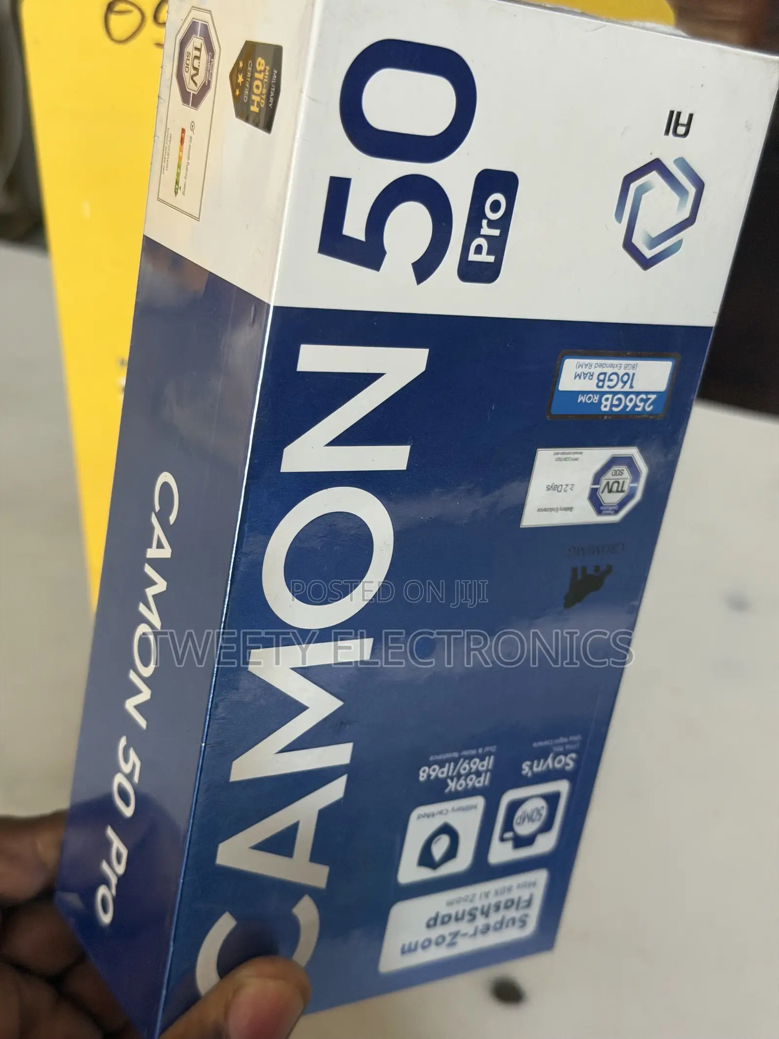 New Tecno Camon 50 Pro 256 GB Blue