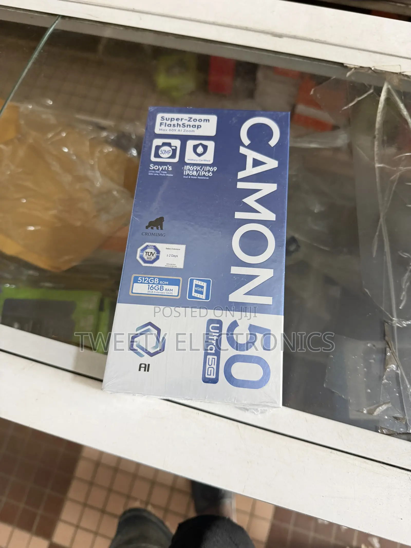 New Tecno Camon 50 Ultra 512 GB Blue