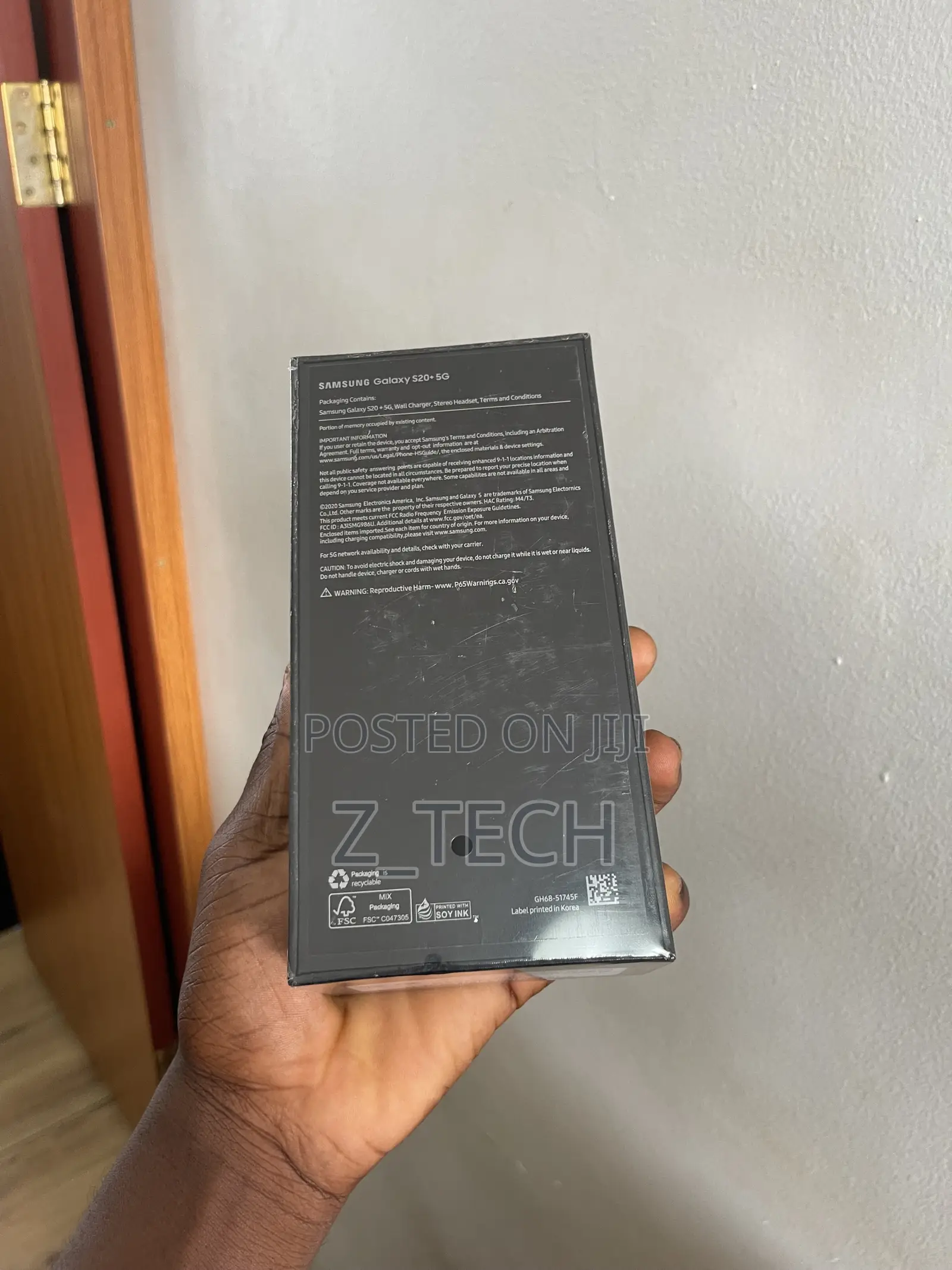 New Samsung Galaxy S20+ 5G 256 GB Blue