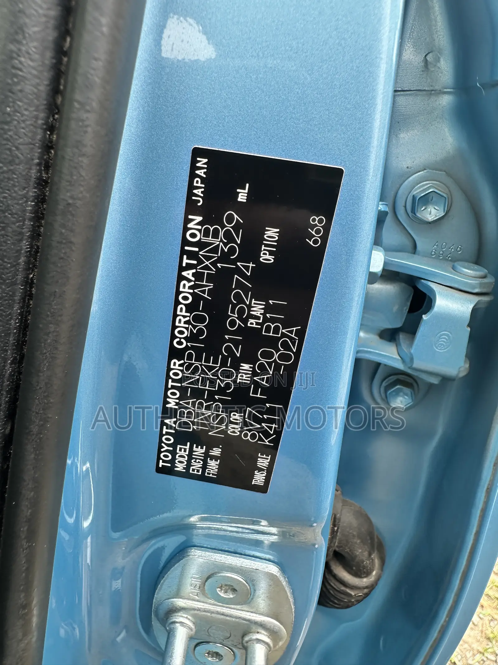 Toyota Vitz 2015 Blue
