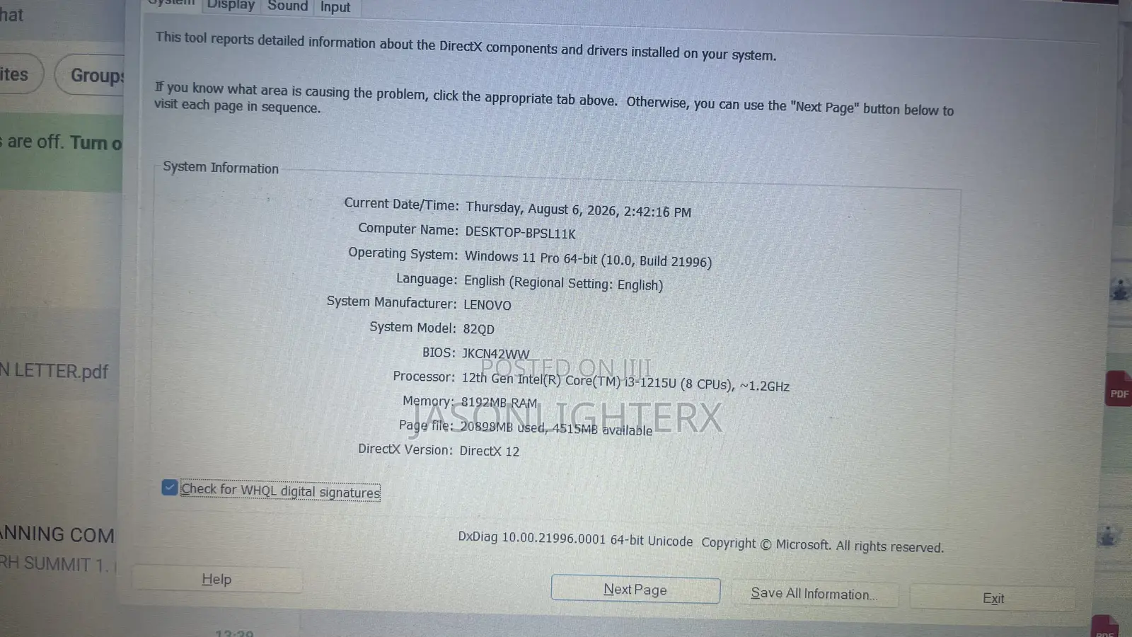 Laptop Lenovo ThinkPad T14 8GB Intel Core i3 SSD 256GB