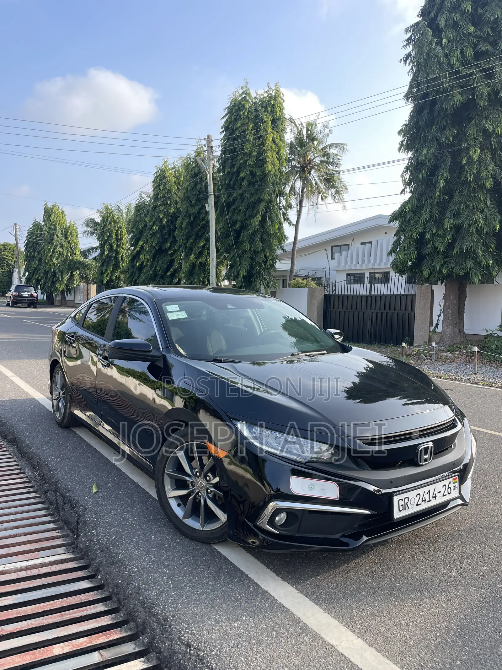 Honda Civic EX Sedan 2019 Black