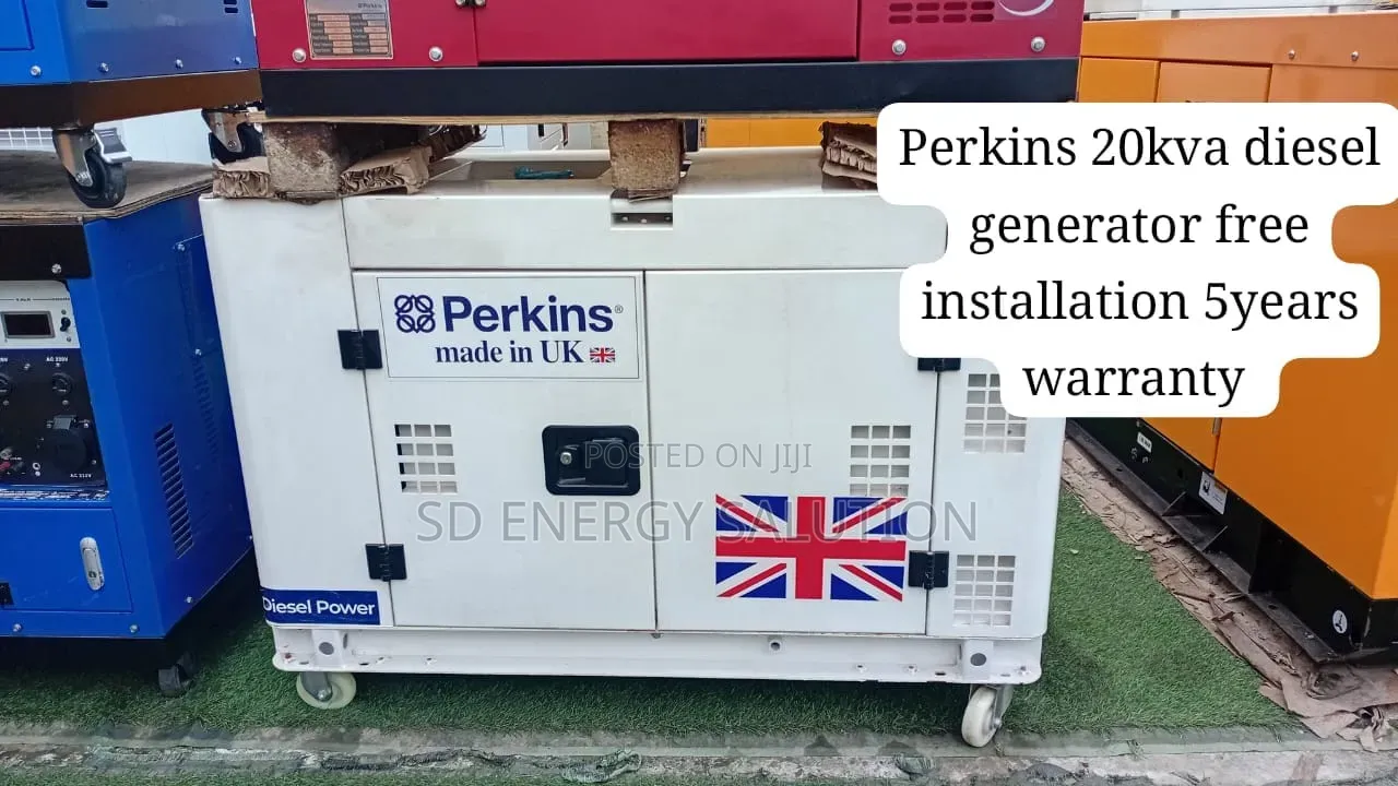 Original Perkins 20kVA Diesel Generator – Low Fuel Usage