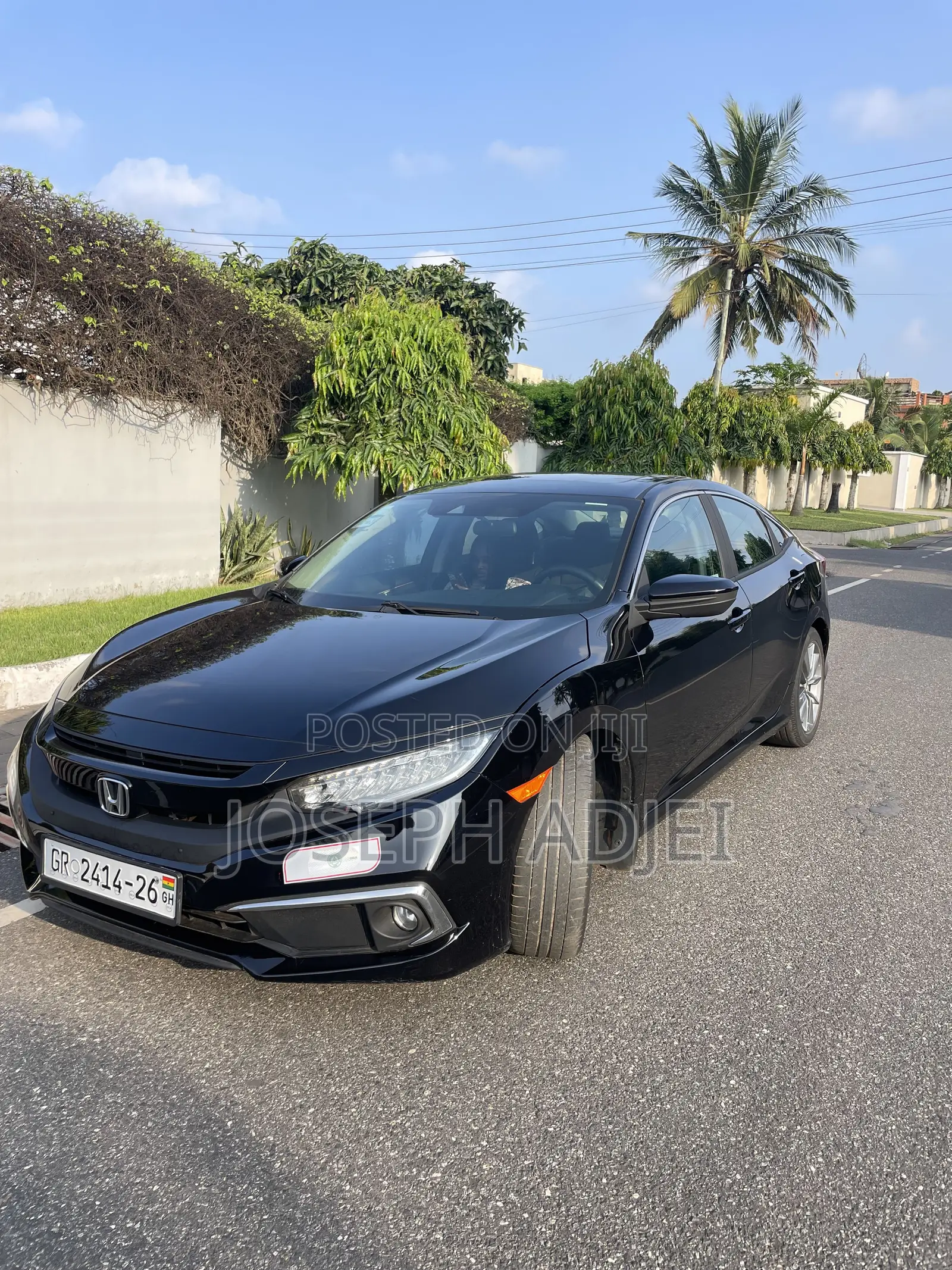 Honda Civic EX Sedan 2019 Black