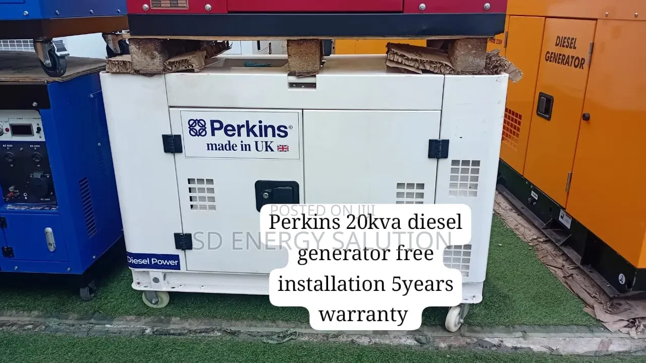 Perkins 20kVA Silent Generator – Premium Diesel Genset