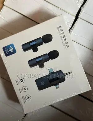 Wireless Microphone for iPhone and Android (Double)