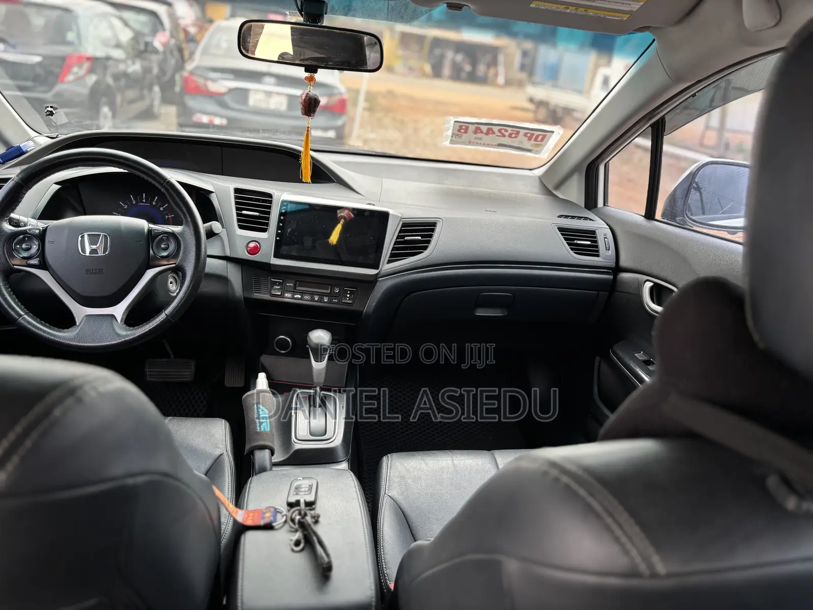 Honda Civic EX-L 4dr Sedan w/Nav (1.8L 4cyl CVT) 2014 White