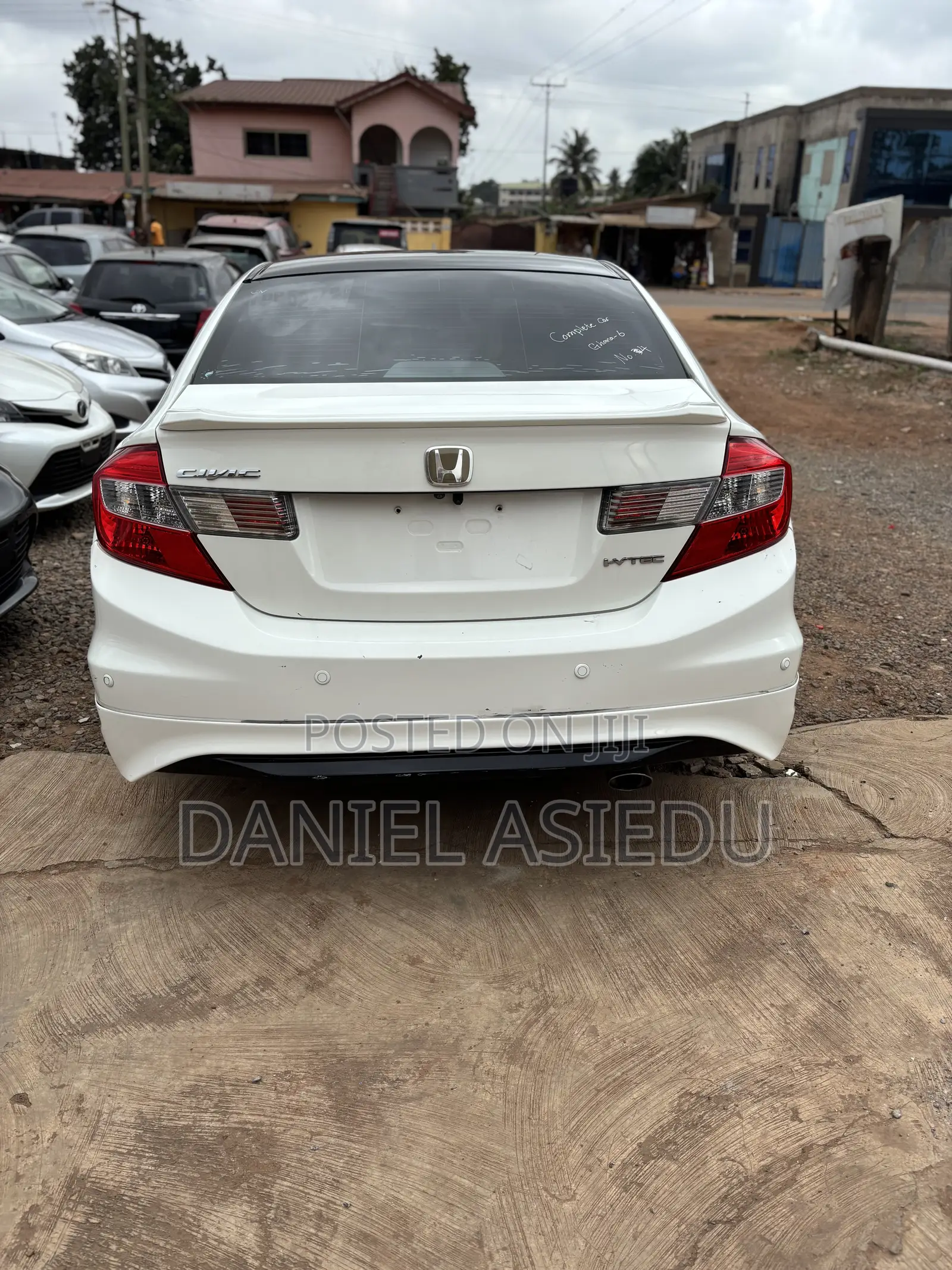 Honda Civic EX-L 4dr Sedan w/Nav (1.8L 4cyl CVT) 2014 White