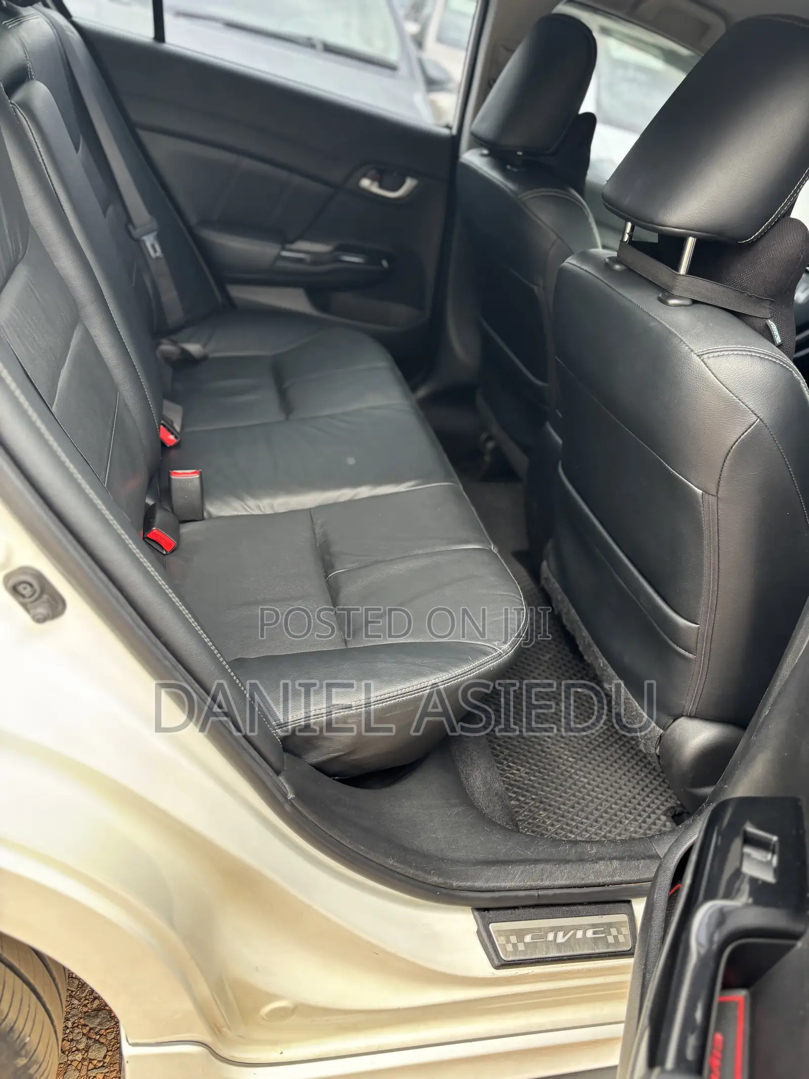Honda Civic EX-L 4dr Sedan w/Nav (1.8L 4cyl CVT) 2014 White