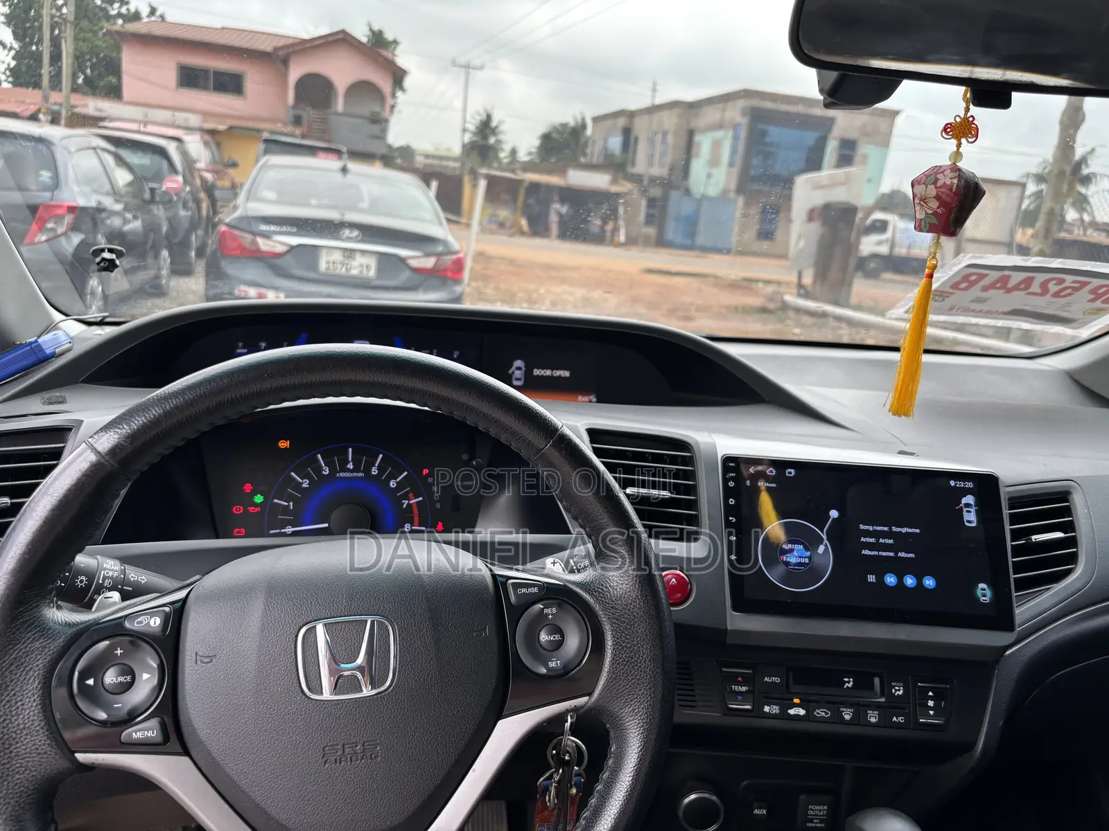 Honda Civic EX-L 4dr Sedan w/Nav (1.8L 4cyl CVT) 2014 White