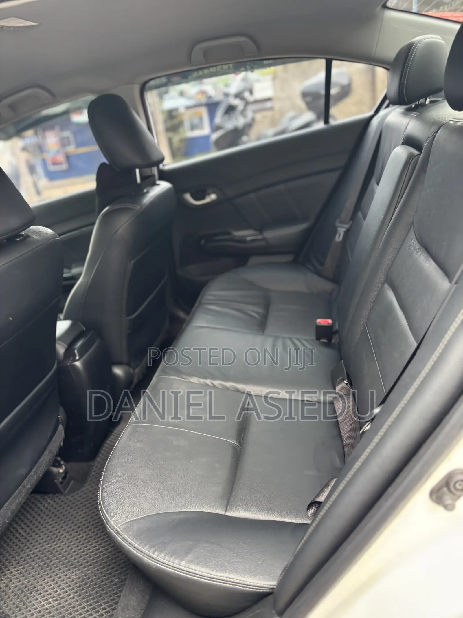 Honda Civic EX-L 4dr Sedan w/Nav (1.8L 4cyl CVT) 2014 White