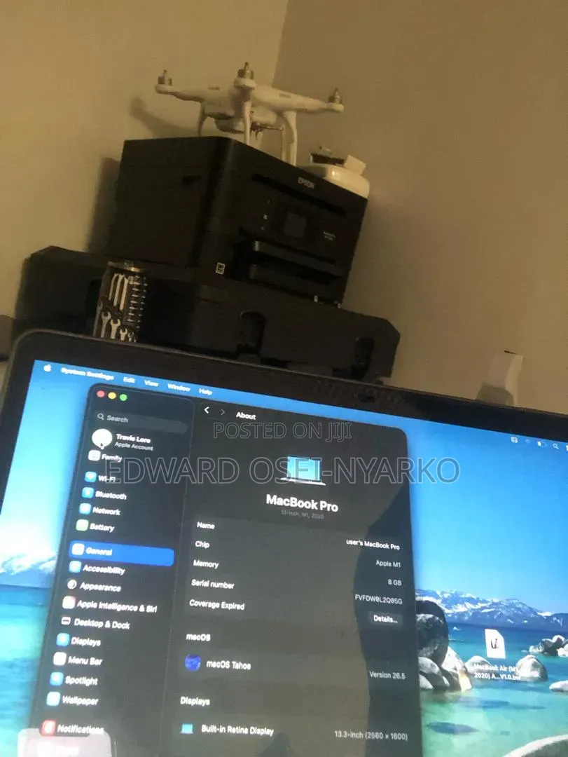 Laptop Apple MacBook Pro 2020 8GB Apple M1 Pro SSD 256GB