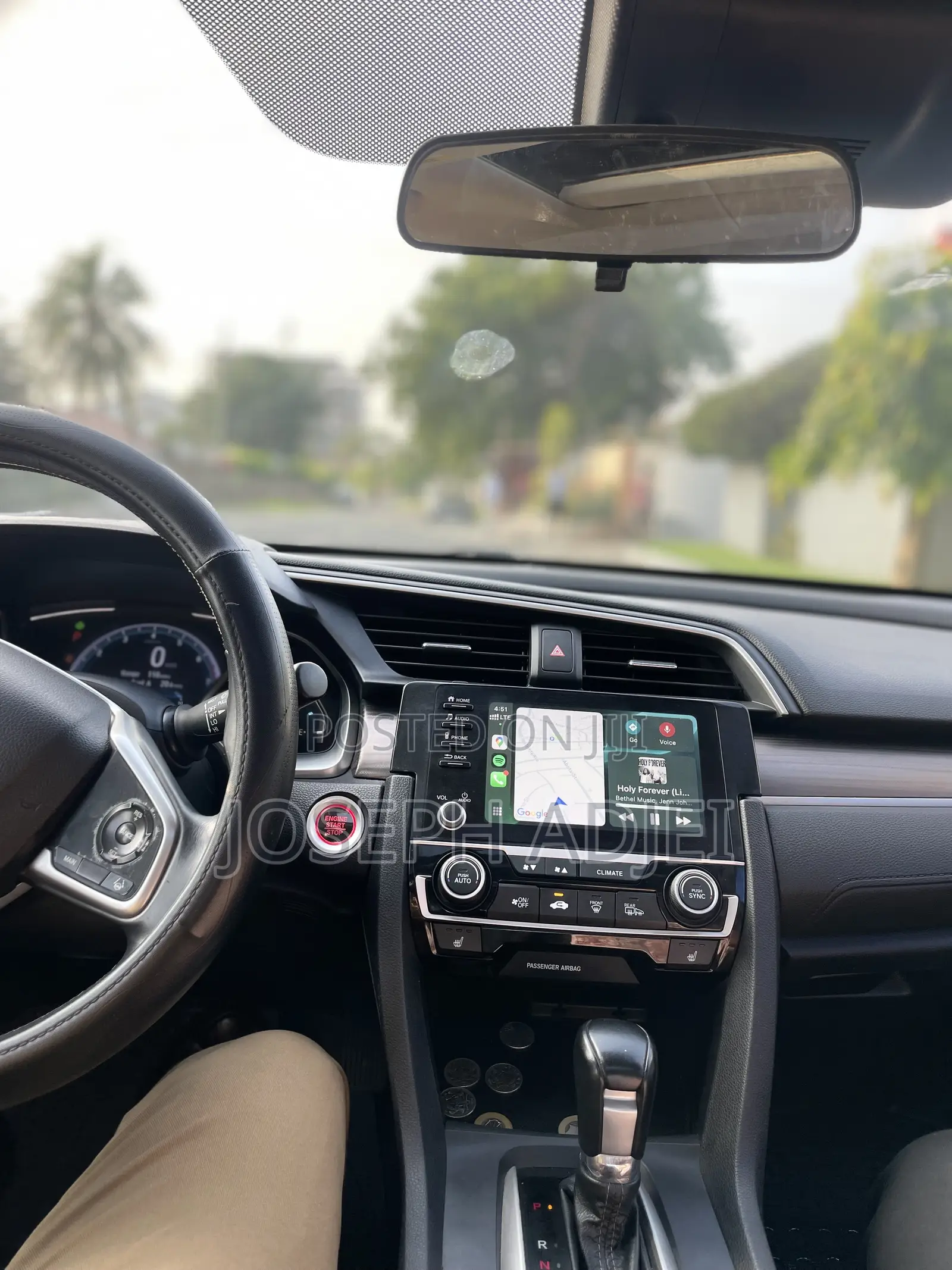 Honda Civic EX Sedan 2019 Black