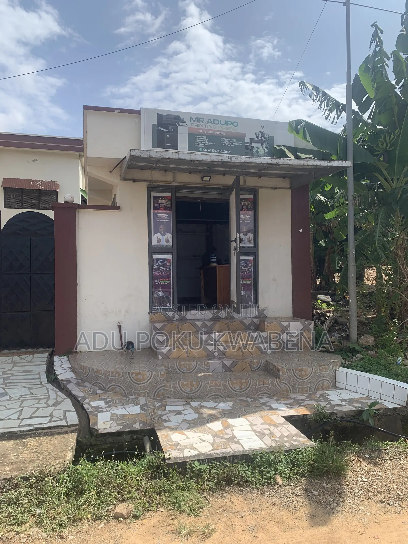 Shop for Rent 2 Years at Santasi TUC (OPPOSITE PUBLIC SERVICE)NO AGENT
