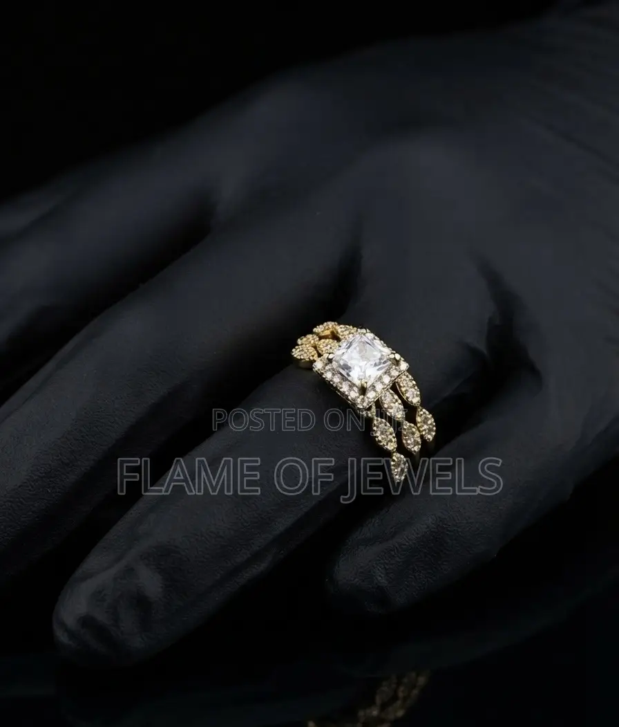 Square 3 in 1 Wedding Ring