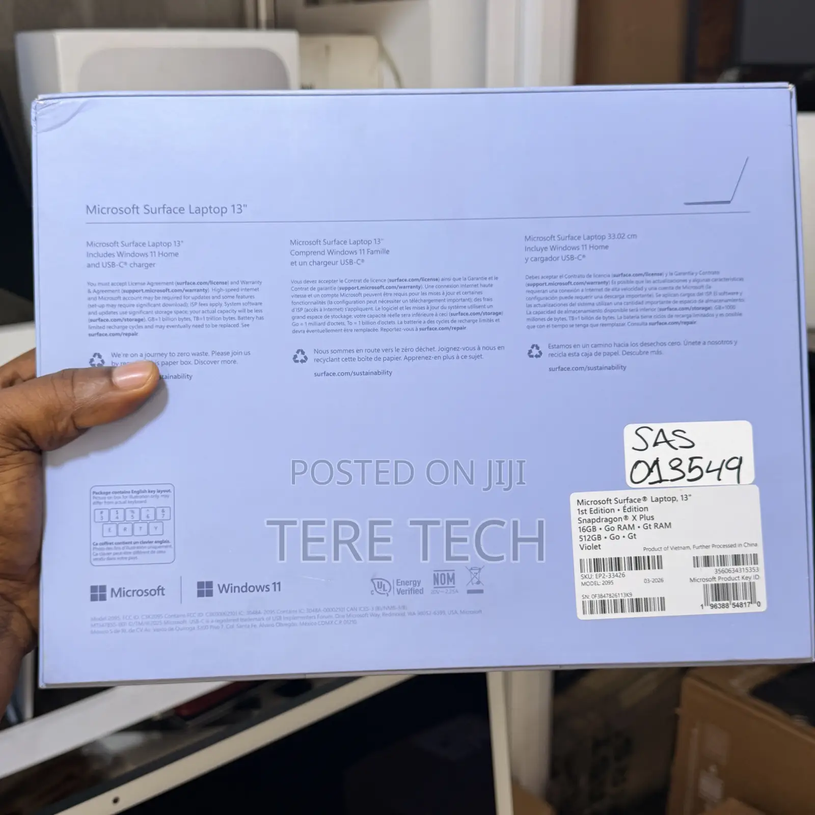 New Microsoft Surface Laptop 16GB Qualcomm Snapdragon X Plus SSD 512GB