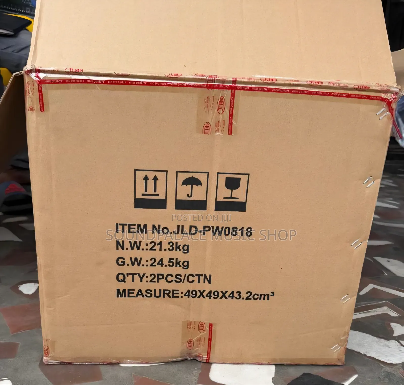 JLD-PW0818 18-Inch Pair of Single Magnet Naked Speakers