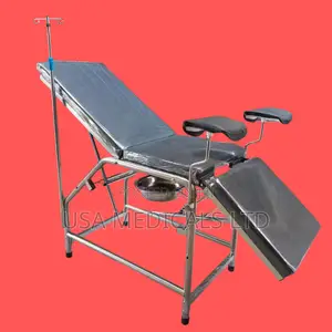 Delivery Bed With Drip Stand (Stainless Steel Adjustable)