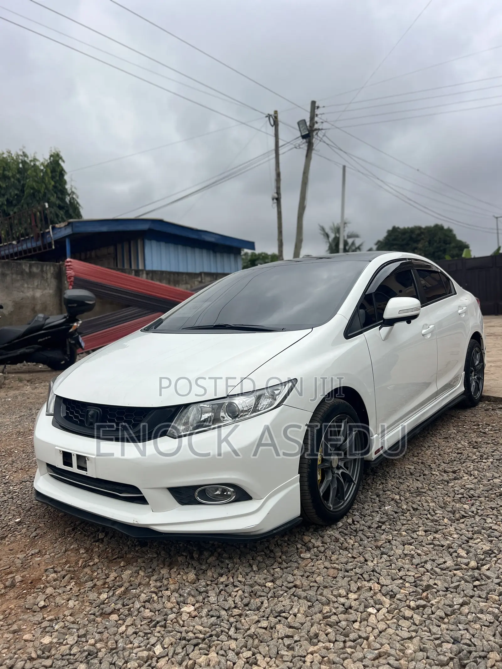 Honda Civic EX-L 4dr Sedan (1.8L 4cyl CVT) 2014 White