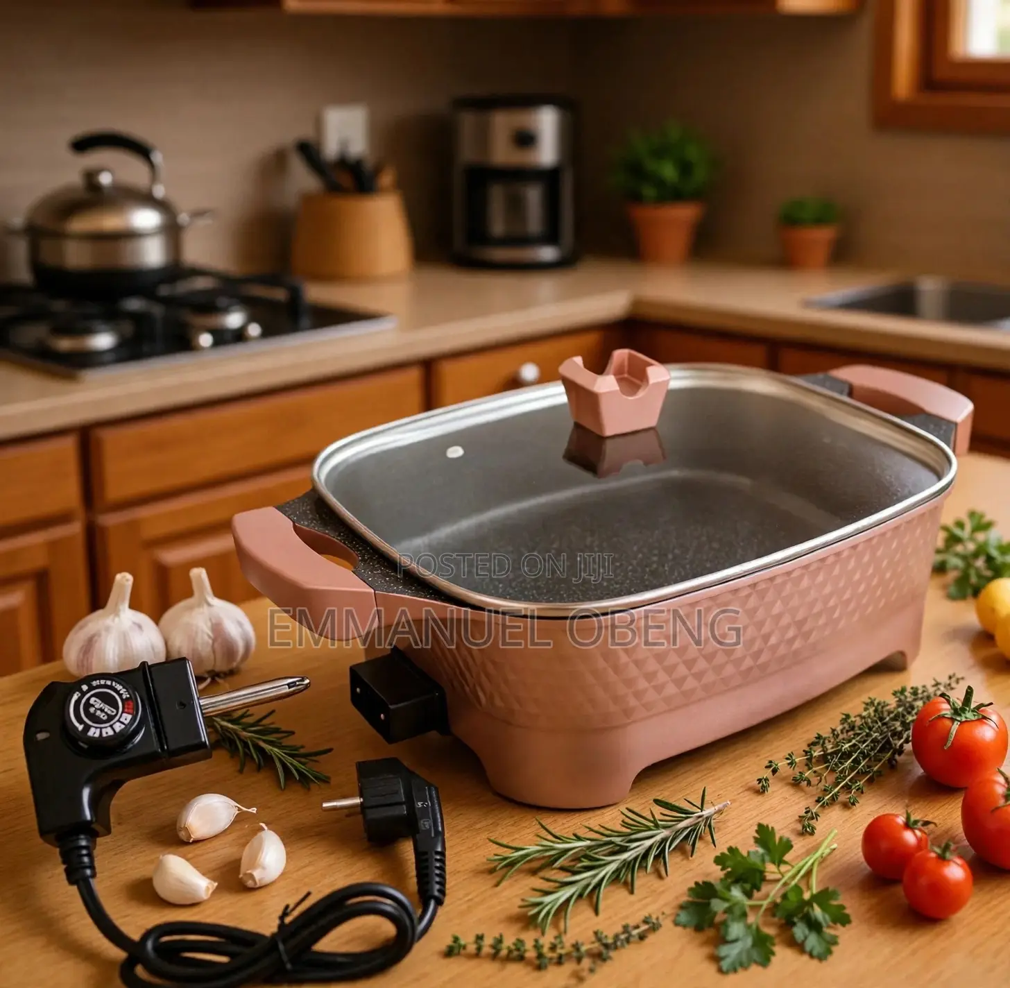 1. Electric Multi-Cooker / Electric Hot Pot - Square Non-Stick Elec
