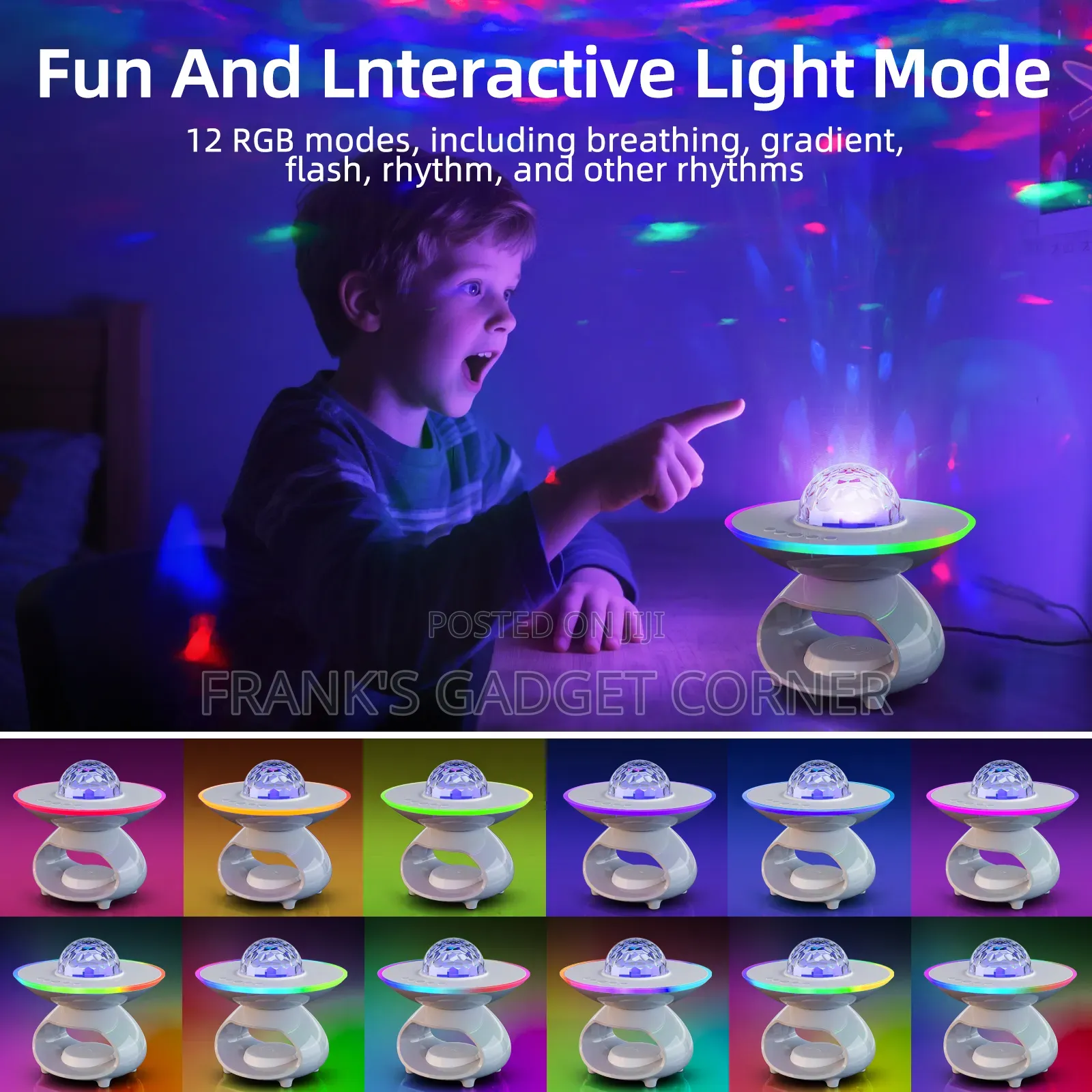 Galaxy Projector + Speaker + Wireless Charger