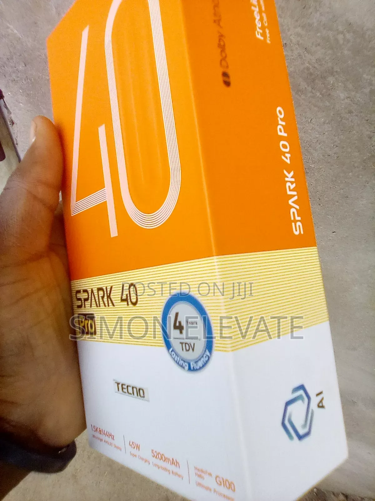 Tecno Spark 40 Pro 256 GB Silver