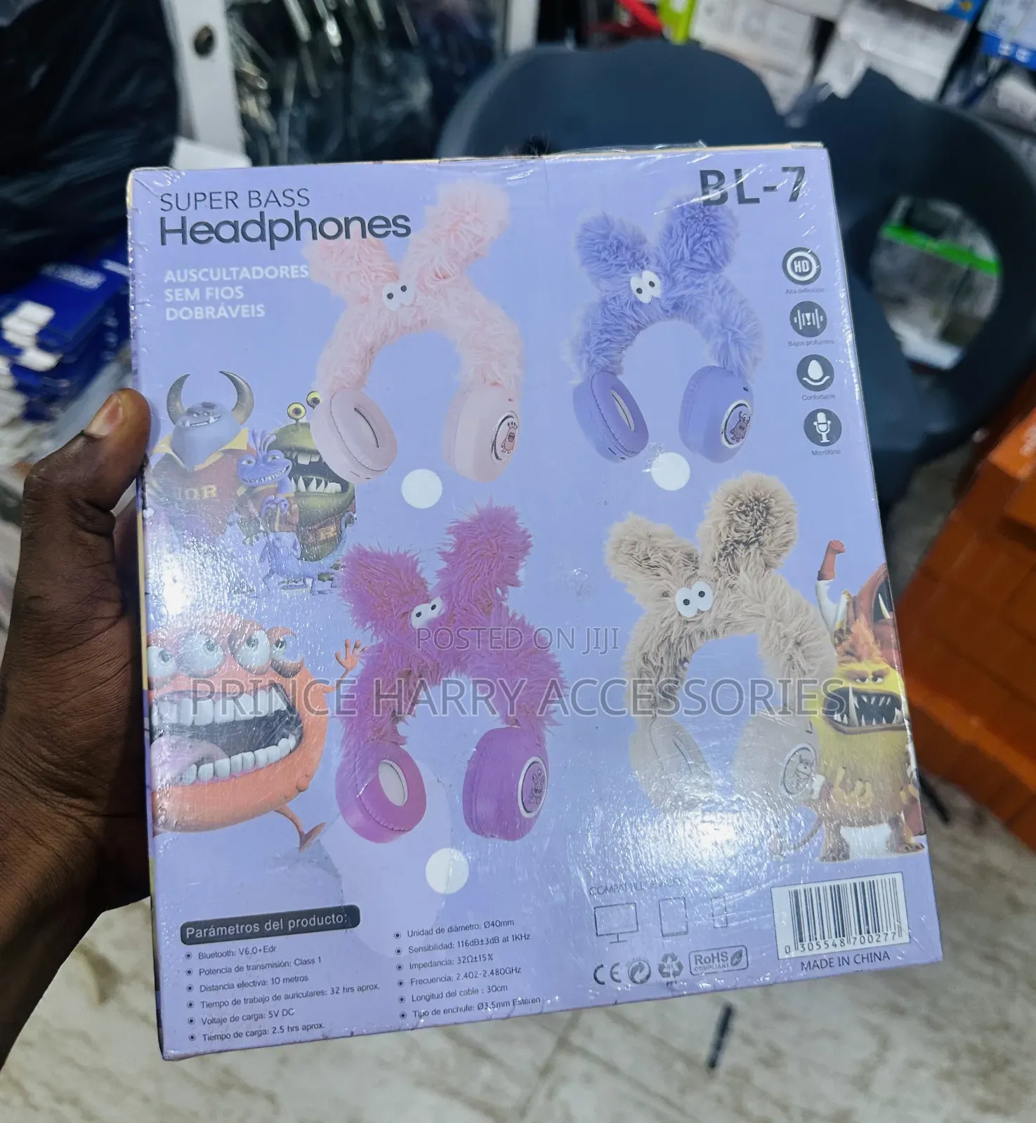 Super Bass Headphone BL-7