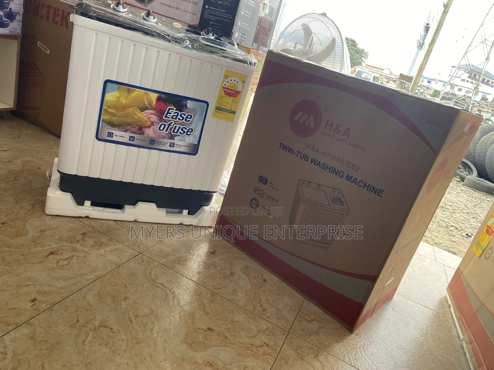 7kg Twin Tub Washing Machine With Air Turbo + Magic Filter