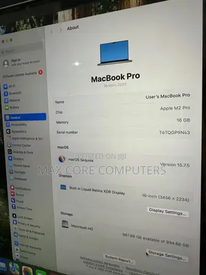 Laptop Apple MacBook Pro 2023 M2 16GB Apple M2 SSD 1T