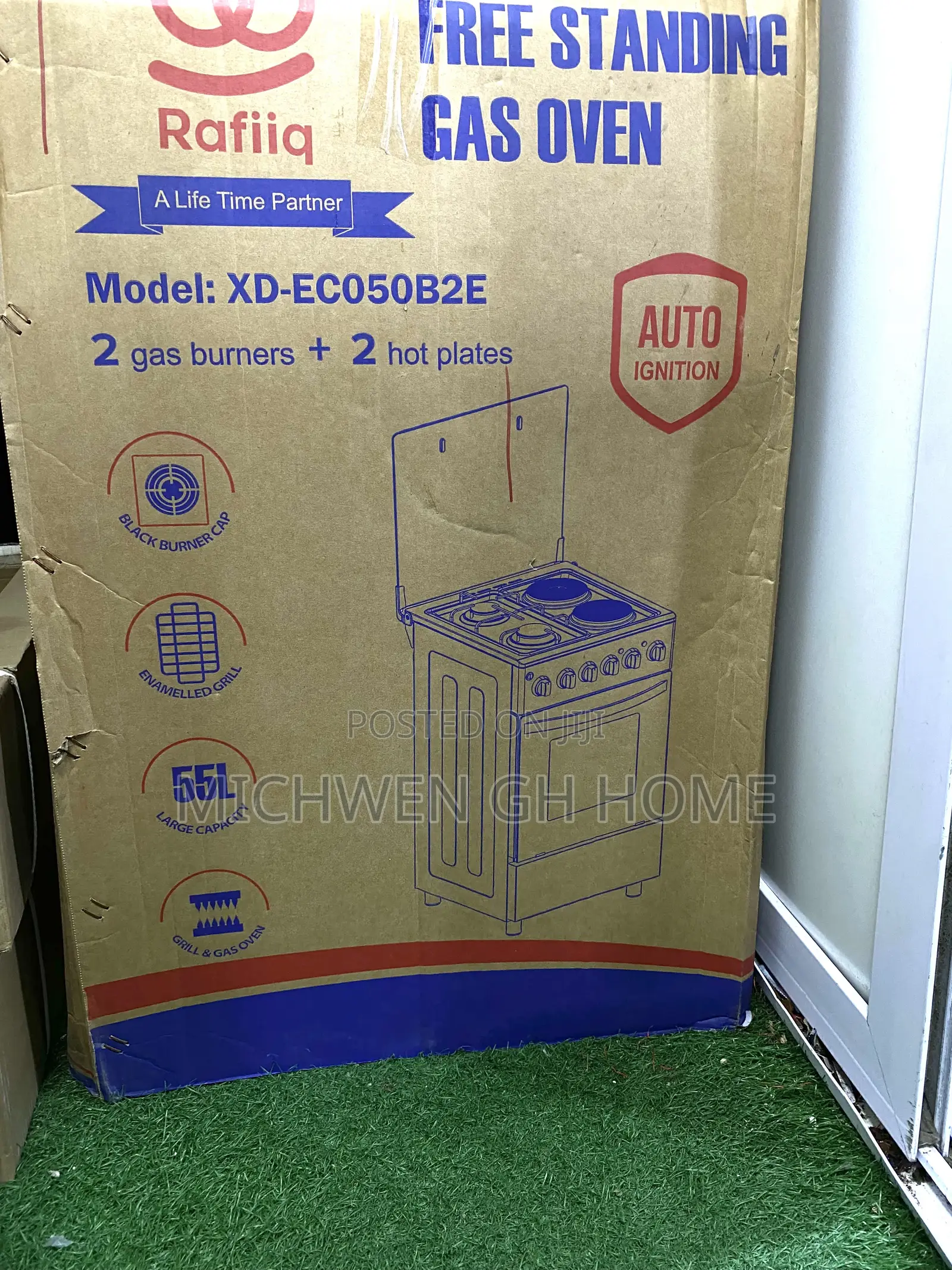 Rafiiq 50 X 50 2 Electric + 2 Gas Oven Burner Rafiiq