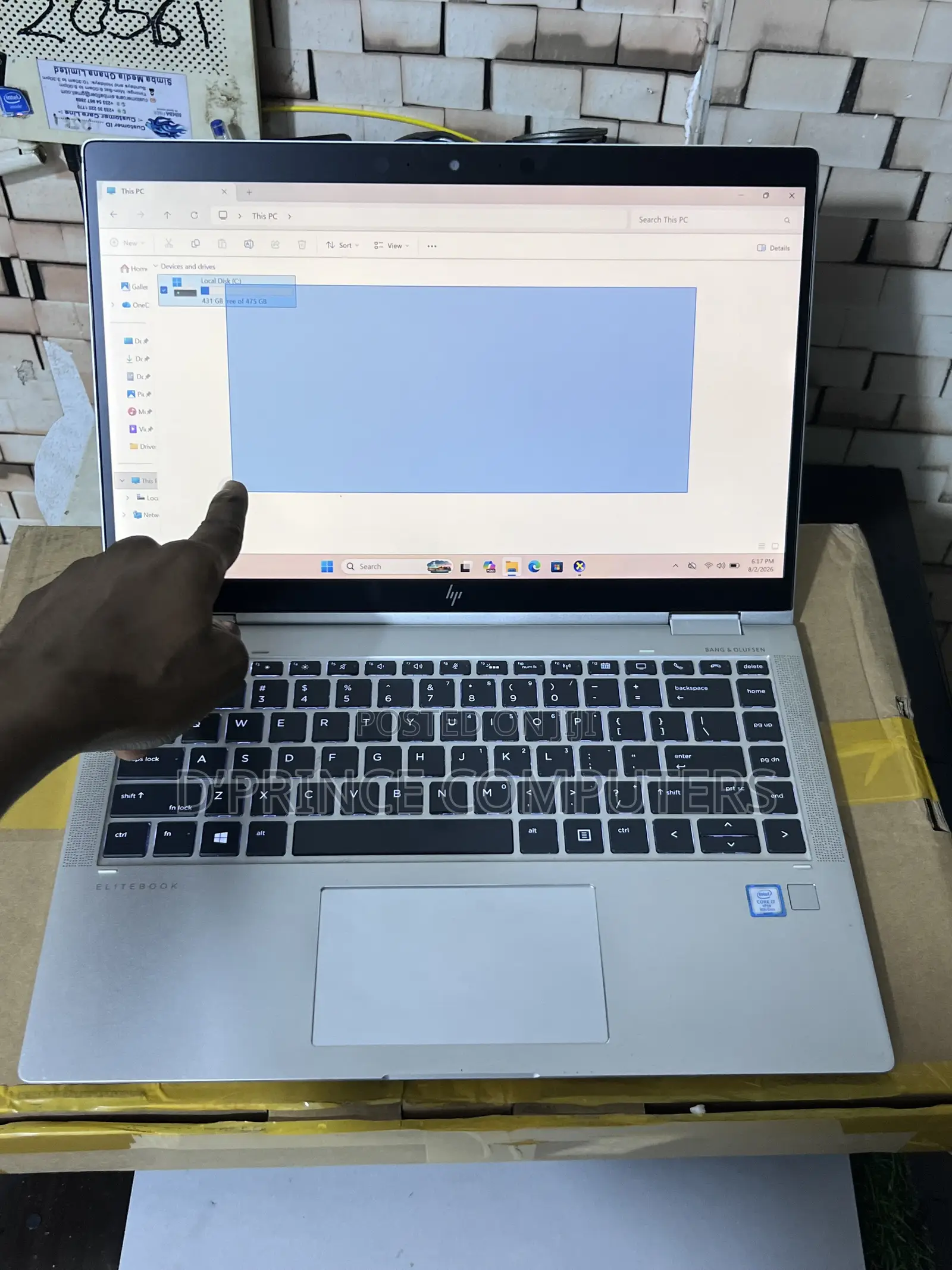 Laptop HP EliteBook x360 1040 G5 16GB Intel Core i7 SSD 512GB