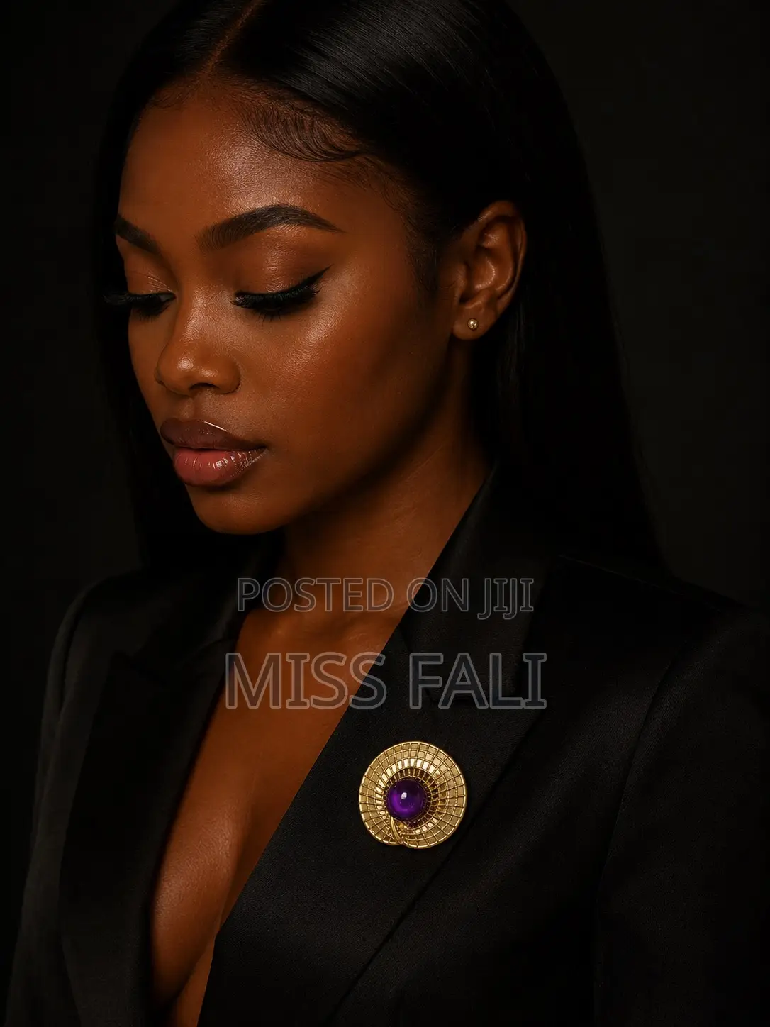 Royal Amethyst Brooch