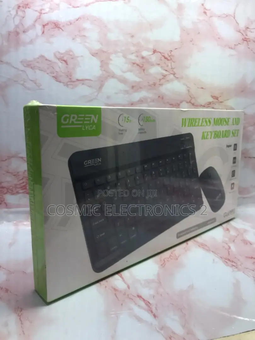 GreenLYCA Rechargeable Bluetooth Keyboard Silent Mouse Combo