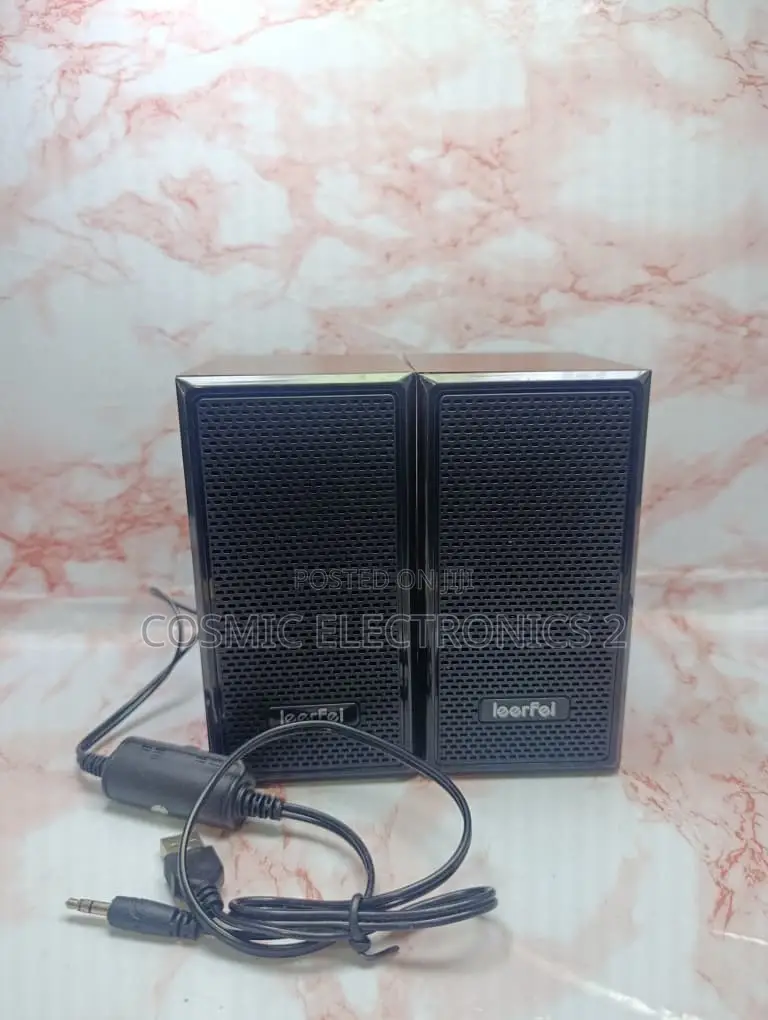 Leerfei YST-1017 Multimedia Wooden Computer Speakers – Desktop Speaker