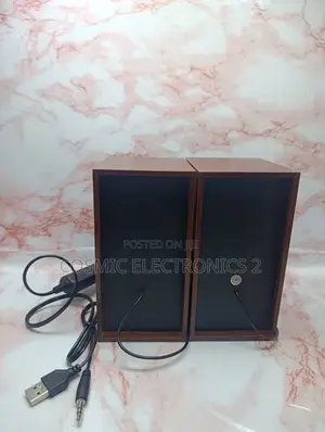 Leerfei YST-1017 Multimedia Wooden Computer Speakers – Desktop Speaker