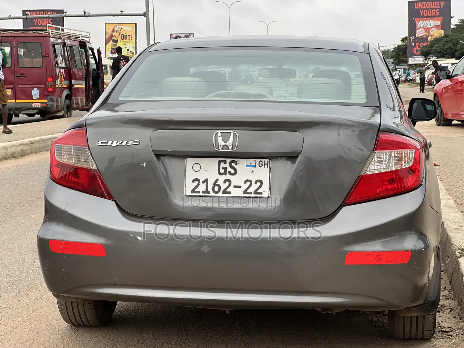 Honda Civic EX Sedan 2012 Gray