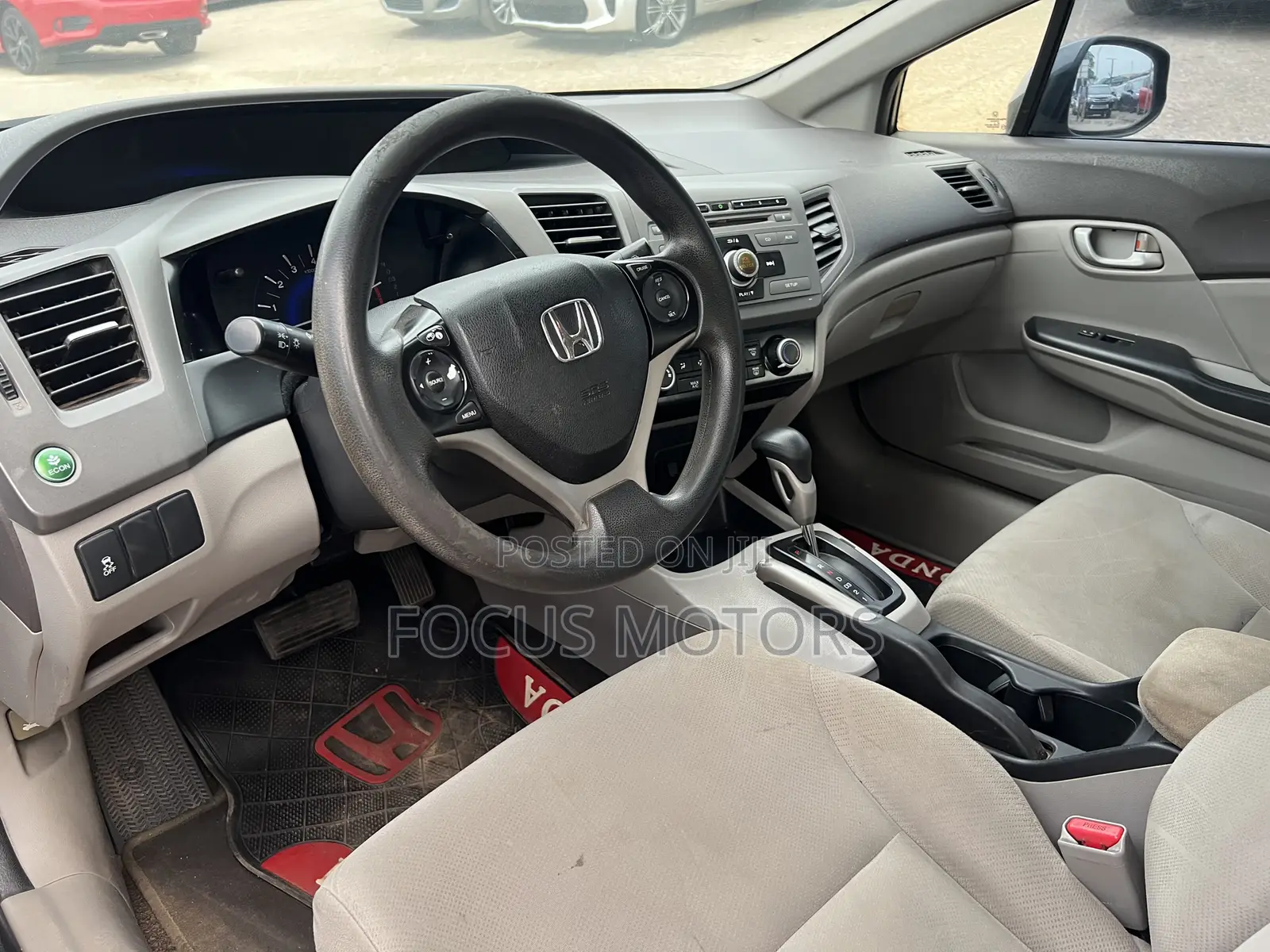 Honda Civic EX Sedan 2012 Gray